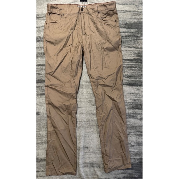 johnnie-O Other - Johnnie-O Mens London 5-Pocket Pants Khaki Tan JMPA100010 35x34 Stretch Modal
